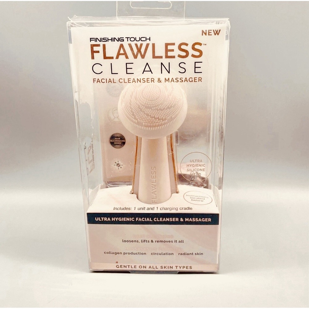 Finishing Touch Flawless Cleanse Cleaner And Massager‎ Dermatologist Approved